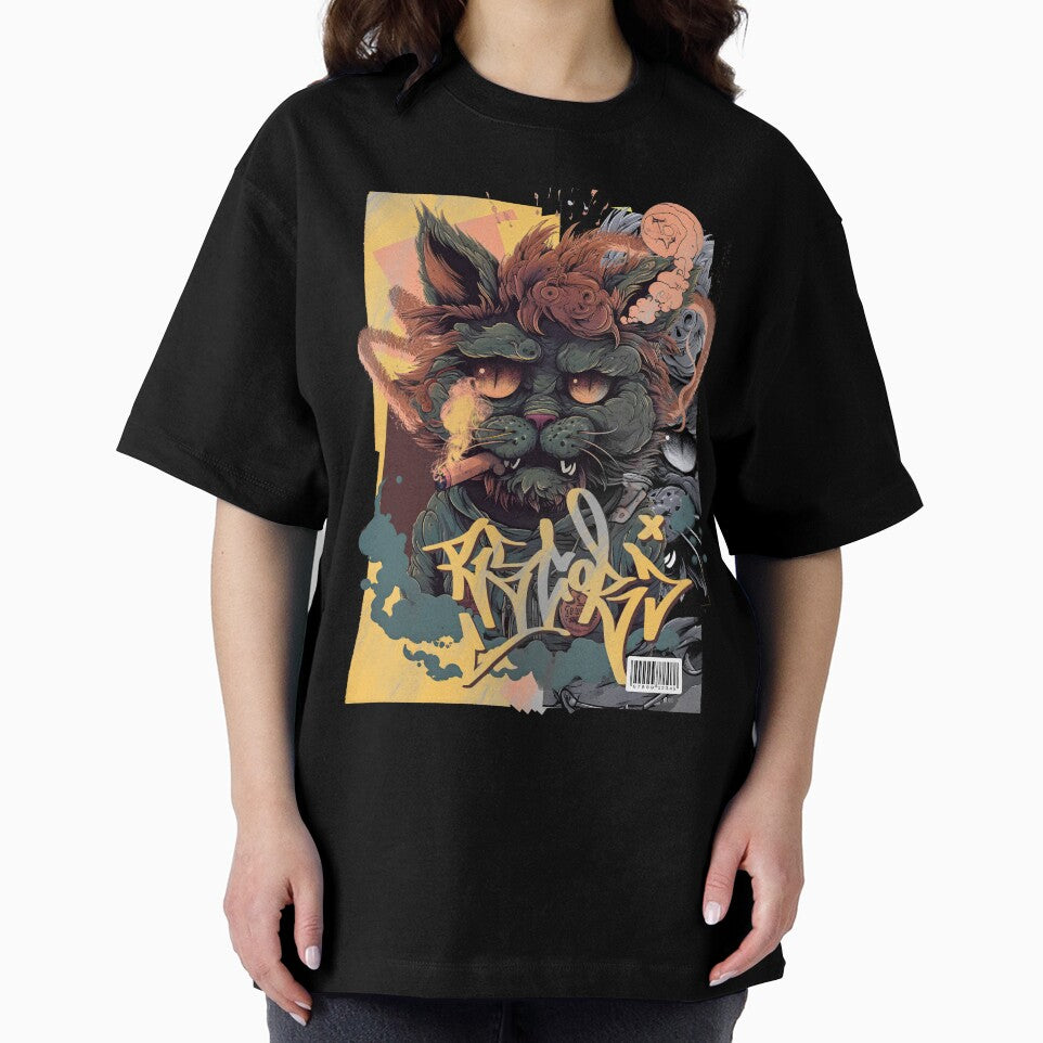 Urban Smoking Cat by madeinexception