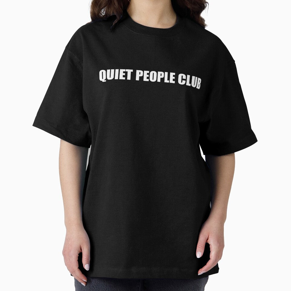 Quiet People Club - Funny Introvert Shirt by CarlosPixley