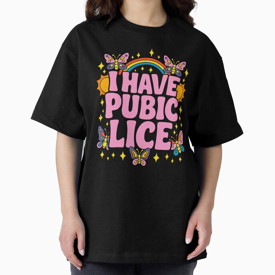 Funny I Have Pubic Lice Groovy Adult Humor Joke by JackCurtis1991