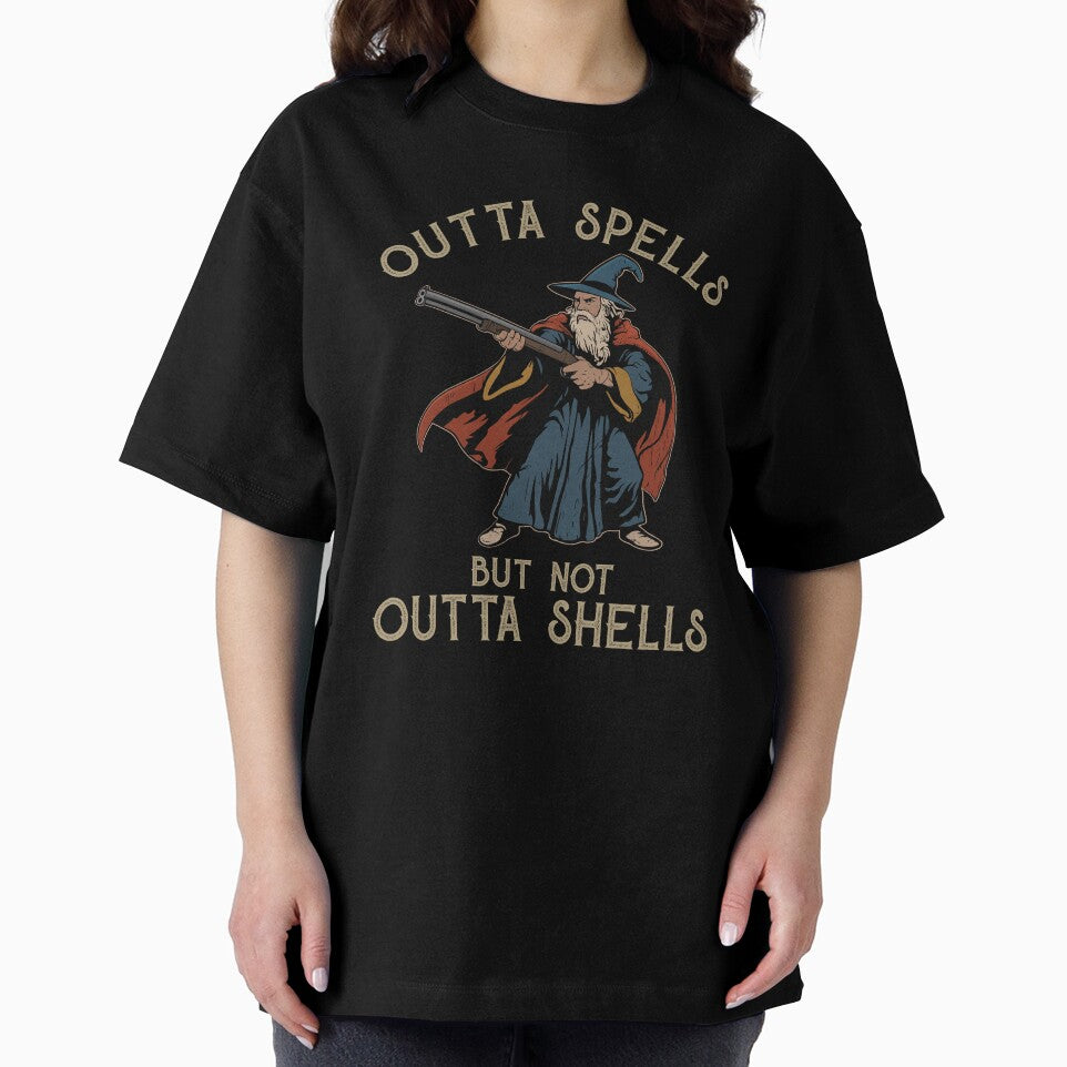 Outta Spells But Not Outta Shells Wizard Meme by Hedoraxe