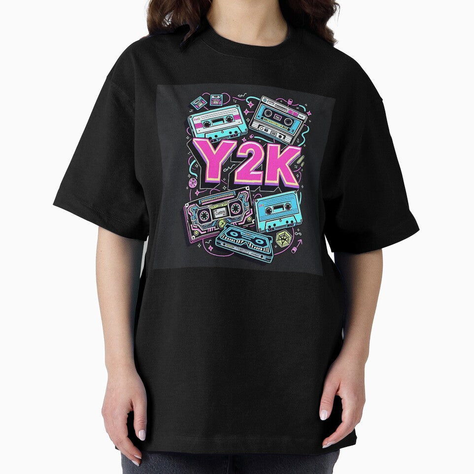 Y2K RETRO CASSETTE TSHIRT by giftoracreation