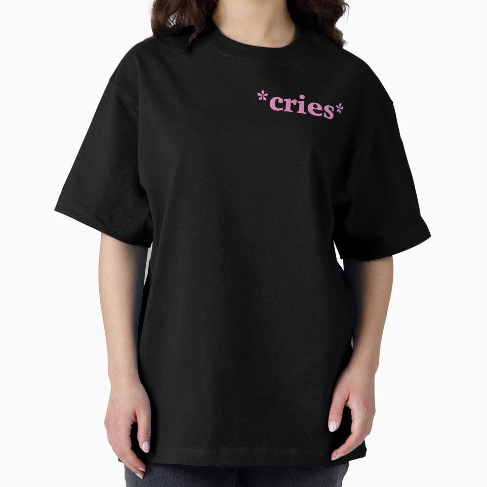 ‘Cries’ Soft Girl Text by m-sketchbook