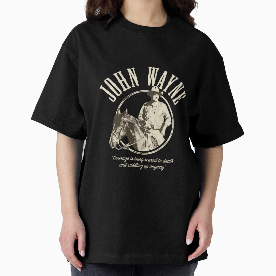 John Wayne Cowboy Western Vintage Shirt by PowerSSales