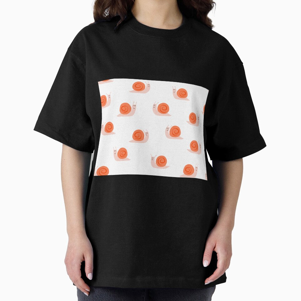 cute snails - pink and orange by littlearrow