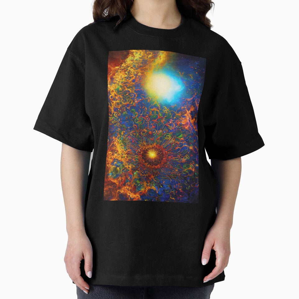 Cosmic explosion - Modern abstract Art No16 by angelisart