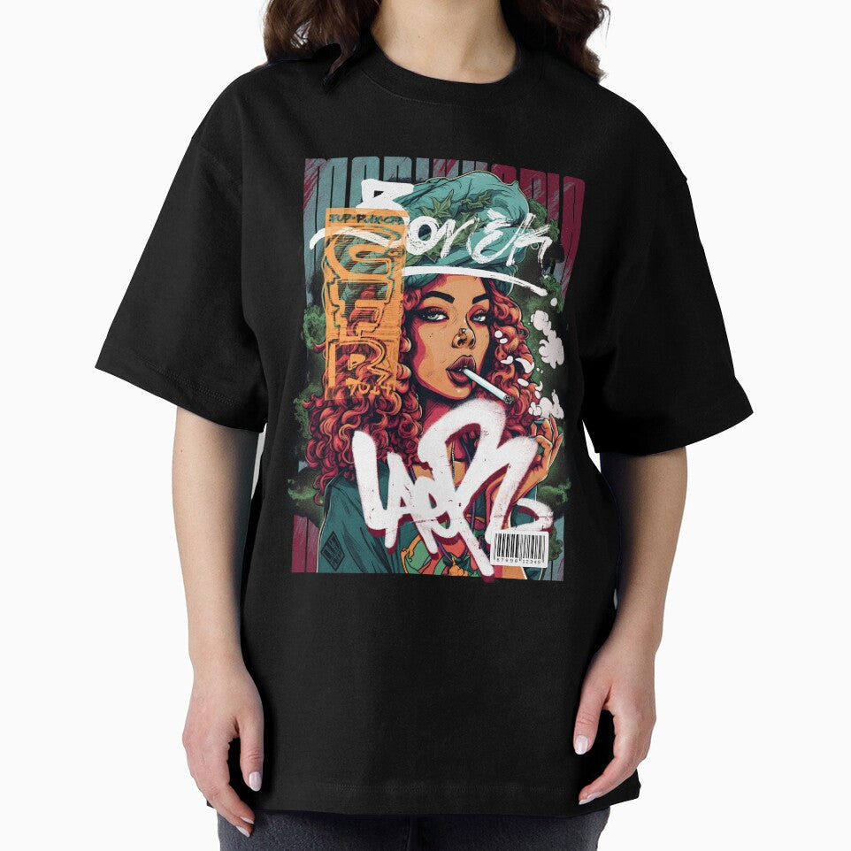 Black Woman Smoking by madeinexception