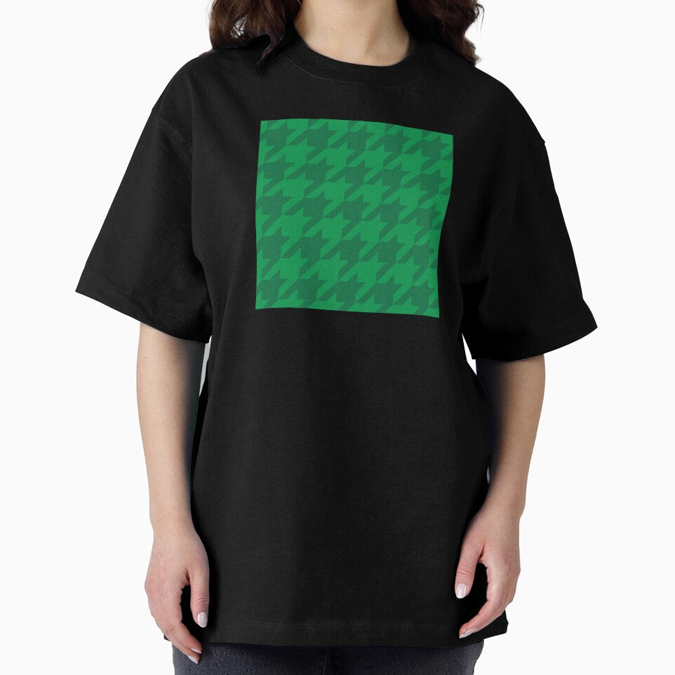 Forest Green Houndstooth by curtjankadesign