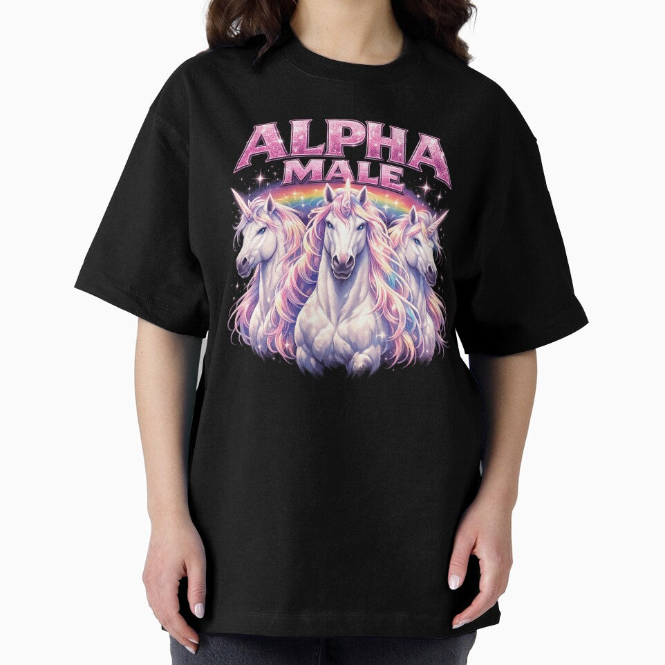 Alpha Male Unicorn Meme Shirt by Benjamstudio