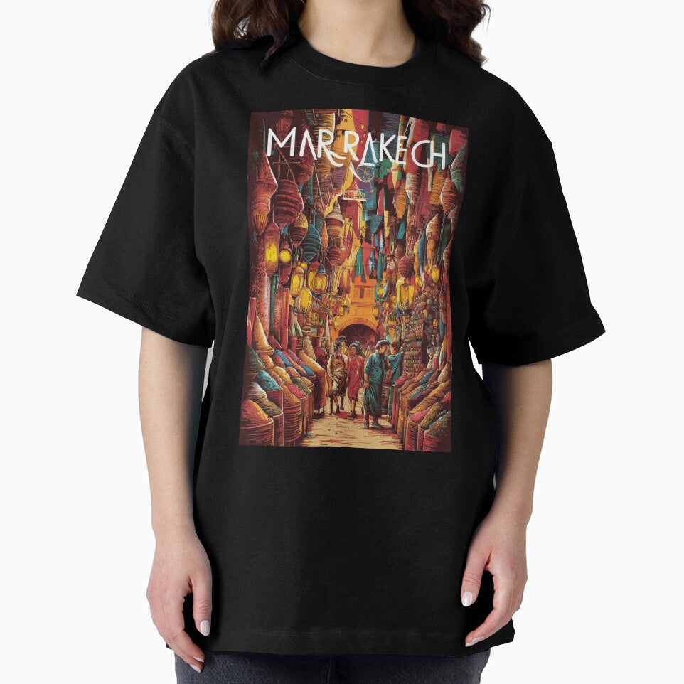 Marrakech Vintage Travel Poster by TravelerRat
