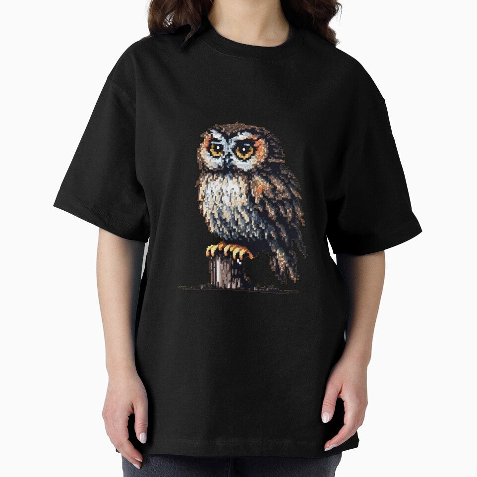 Owls are beautiful - Pixel art by Newtaste-Store
