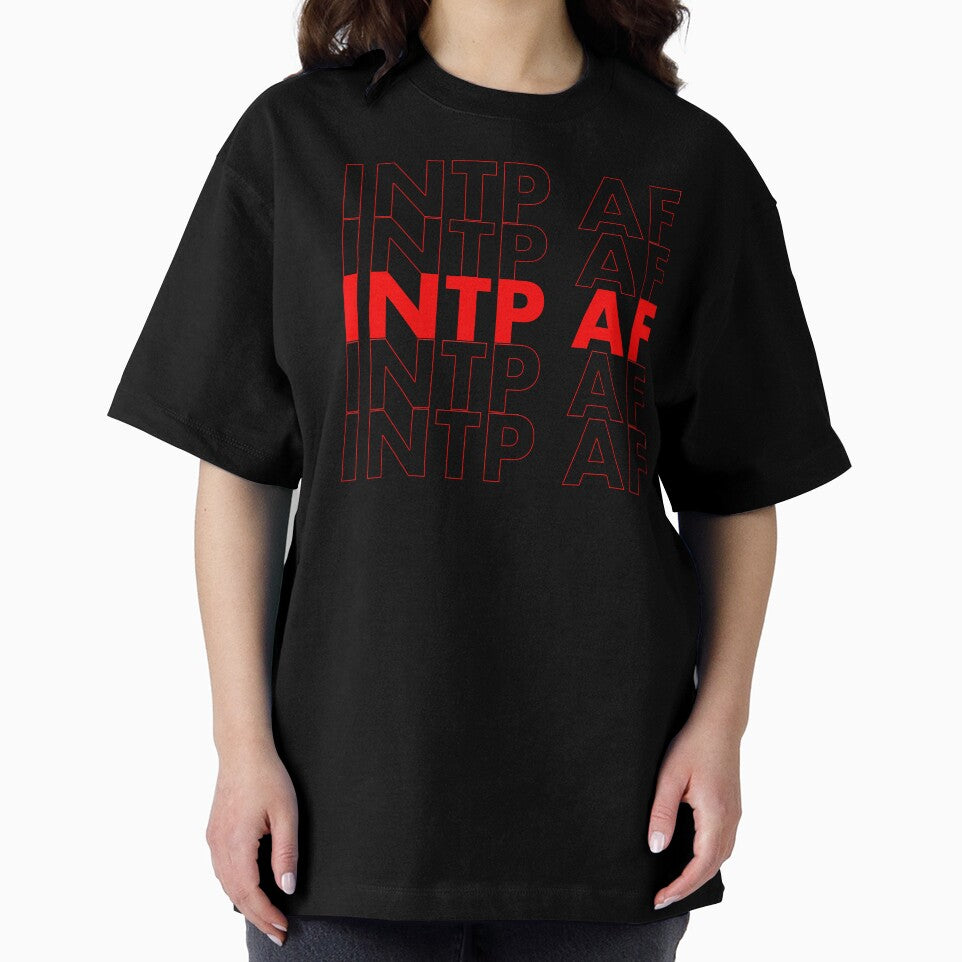 INTP AF Red Personality MBTI Funny Shirt by FanaticTee