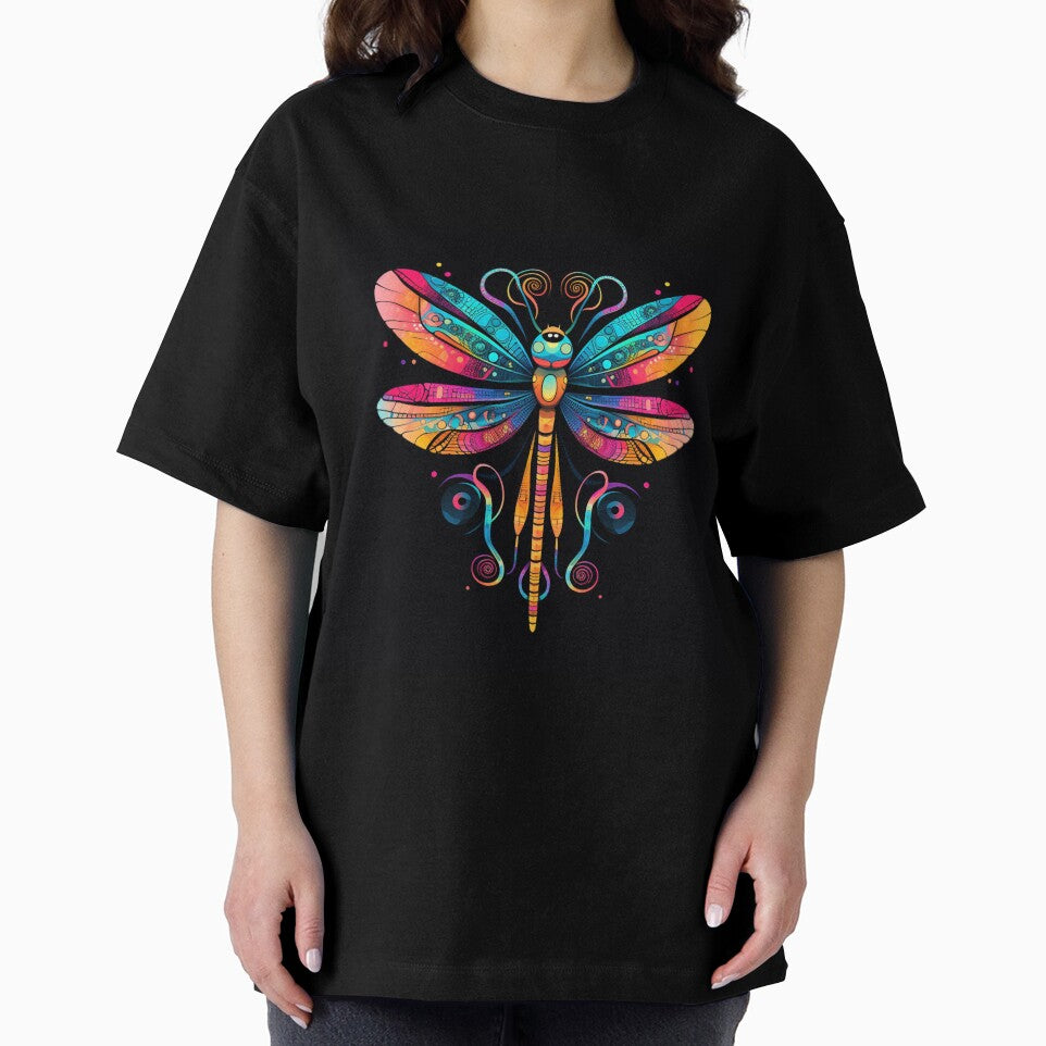 Dragonfly Neon Pop Art 1 by AstroRisq