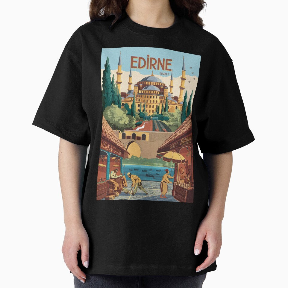 Edirne Vintage Travel Poster by TravelerRat
