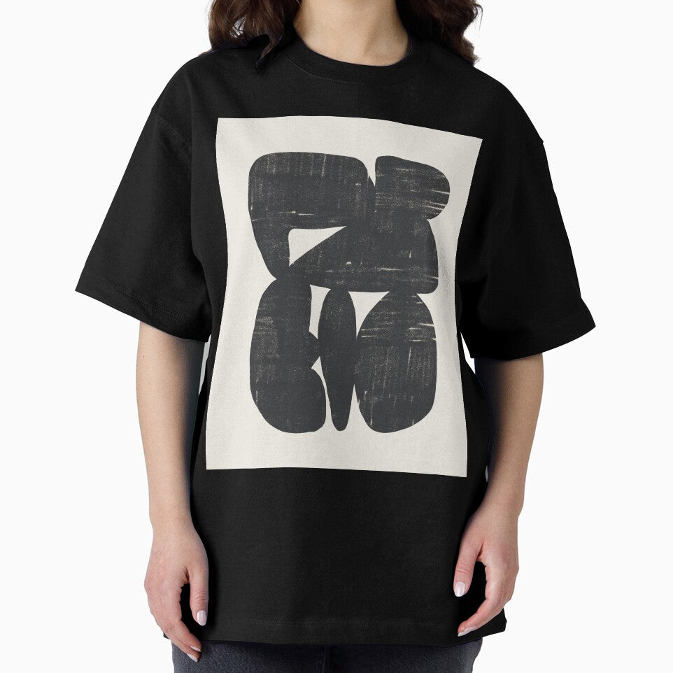 Bold Shapes NO.1 Black by BohomadicStudio