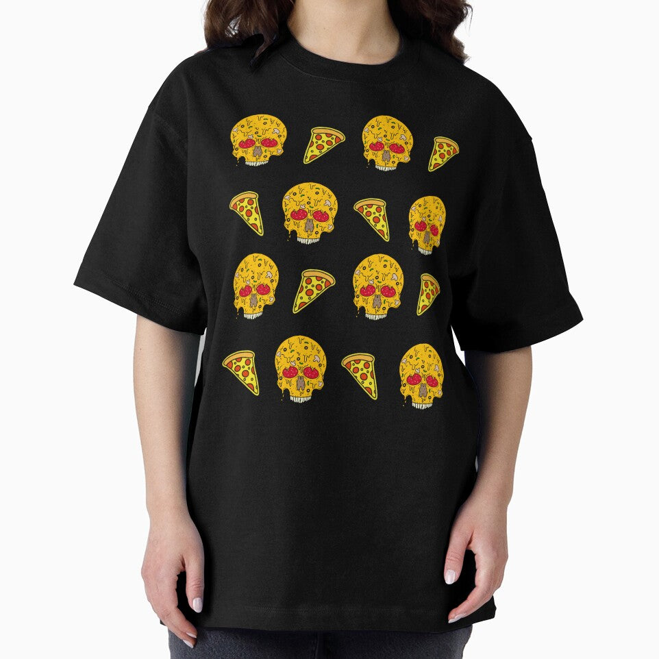 Pizza Skulls N Slices (Green) by Milasneeze