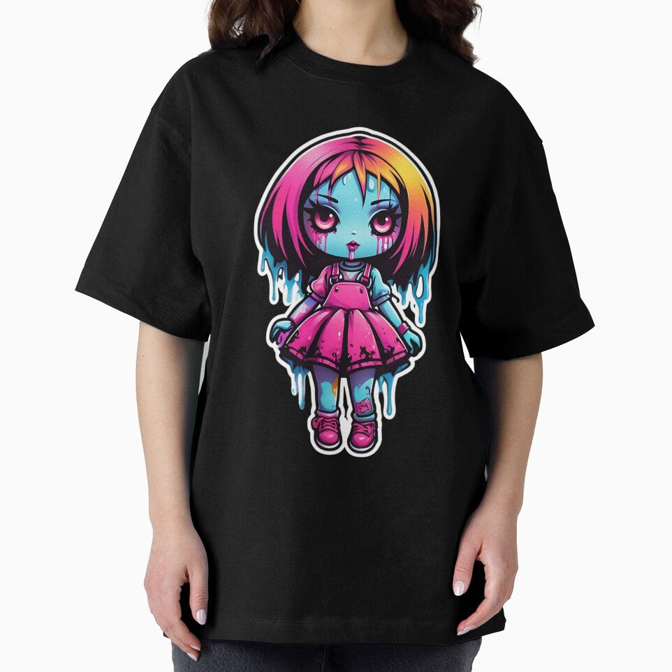 Creepy Gothic Girl Sticker by rajdigitalarts