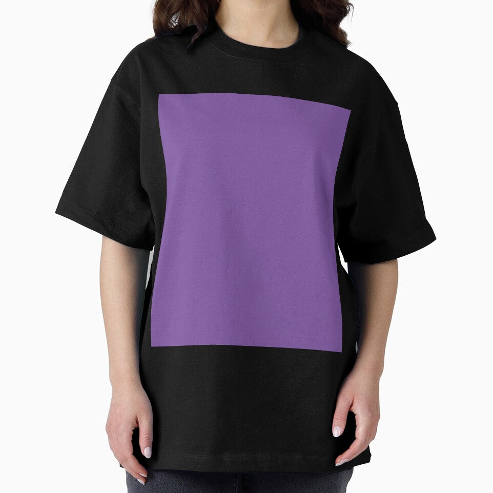 Plain Solid Color Medium Purple Chic Purple Eggplant Purple by mimihuang creations