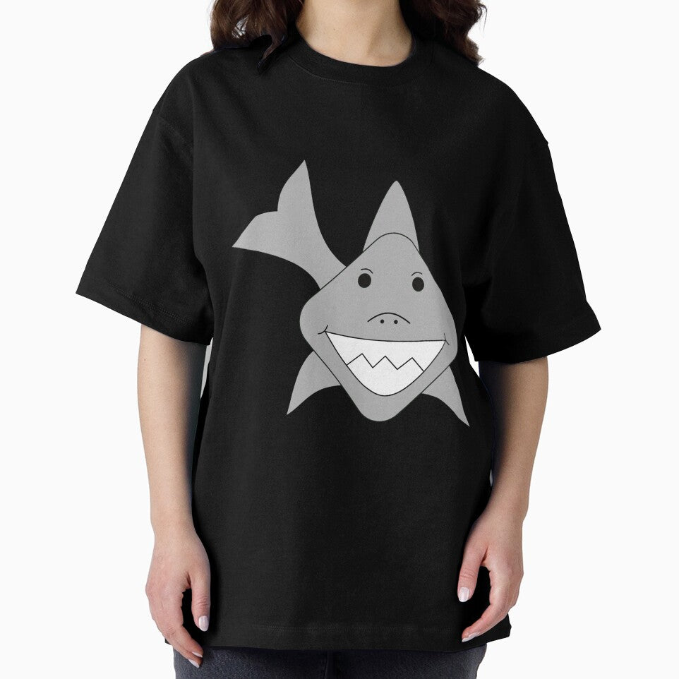 Cute Shark With A Precious Face Drawn in The Kawaii Style by CreativeCranium