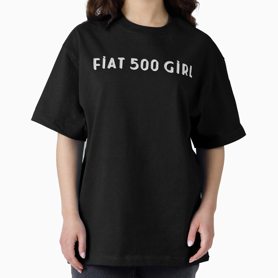 Fiat 500 Girl (White) by abigabhall