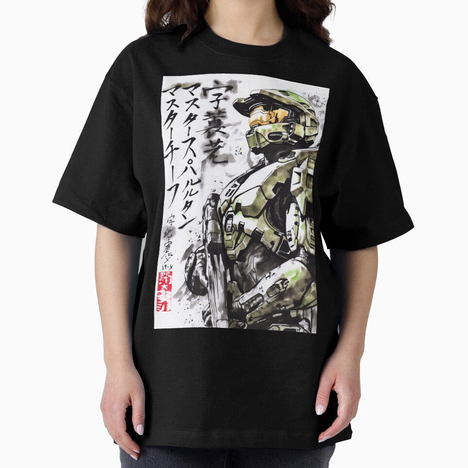 Master Chief Sumi-e by AnimeArsenalPrints