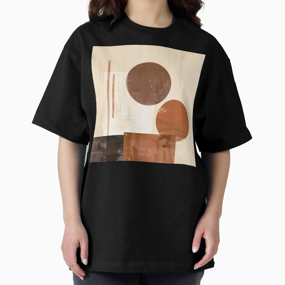 Boho Earth Tones Minimalist Designs Modern Abstract Art by DEC02