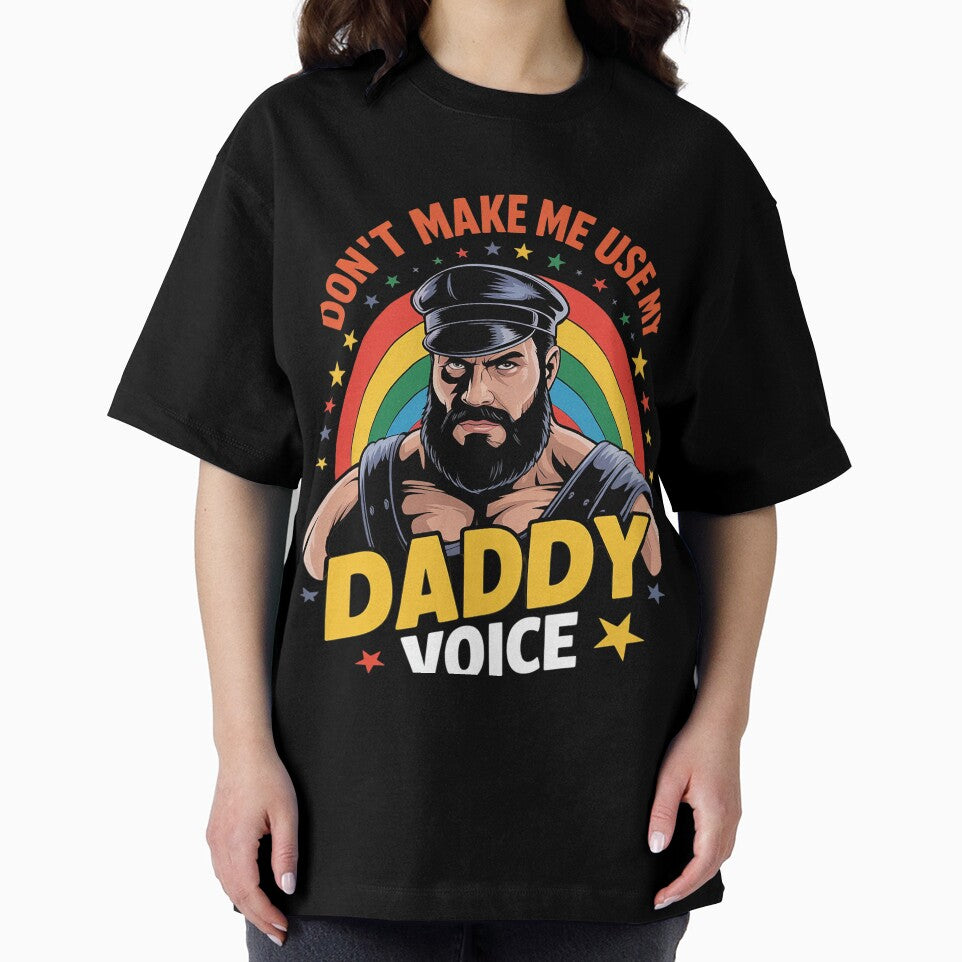 Mens Don't Make Me Use My Daddy Voice Gay Bear Pride by MonsterBuddiess