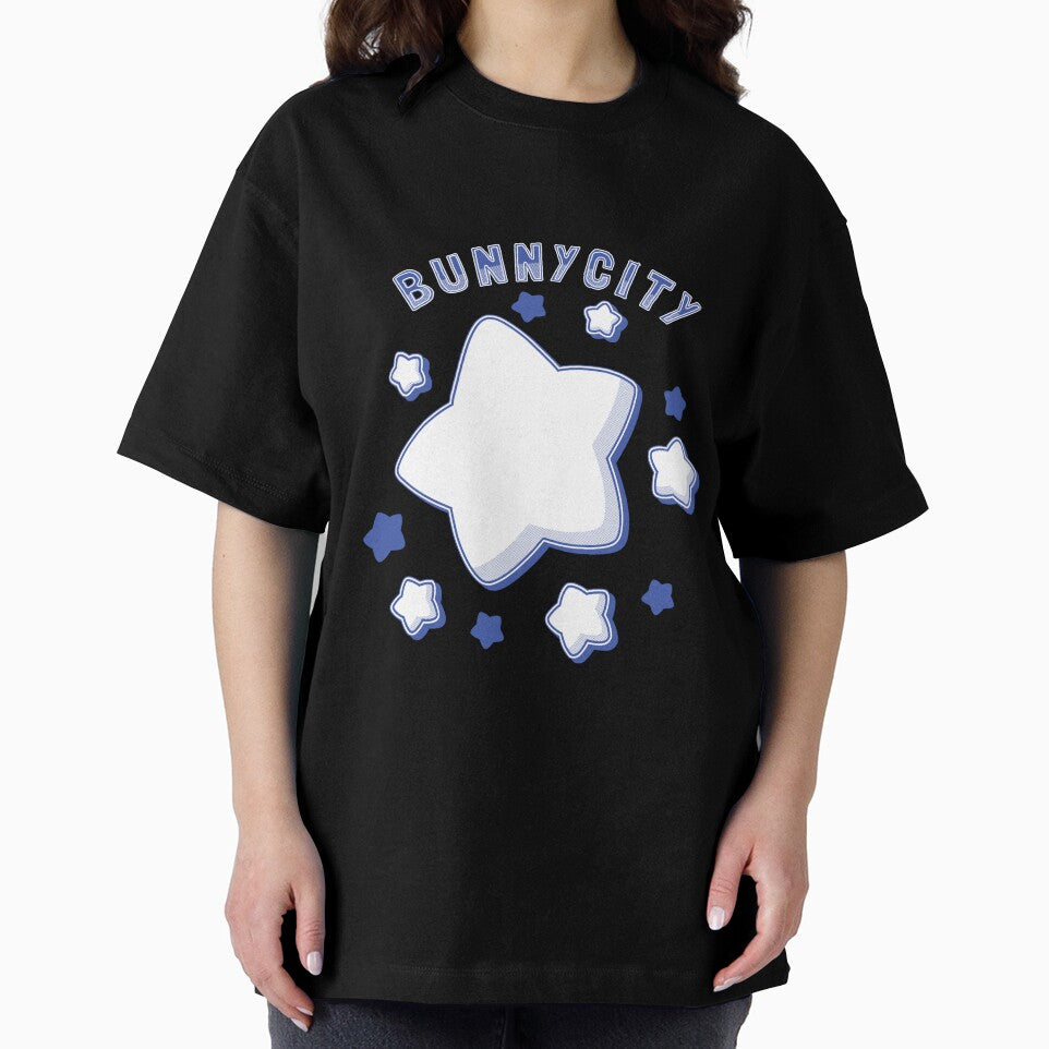 White and Blue Y2K Star – Retro Aesthetic Graphic Design by YumiiWorld
