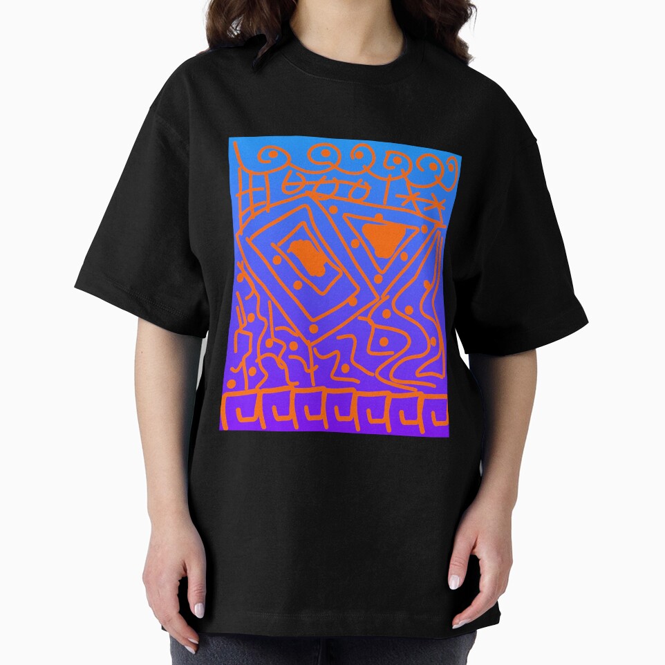 Abstract modern ethnic pattern t-shirts by UnshieldArt