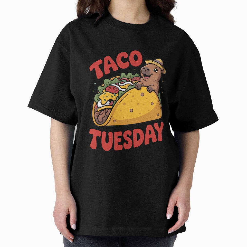 Capybara Taco Tuesday Funny Food Design by MonkiFlipp