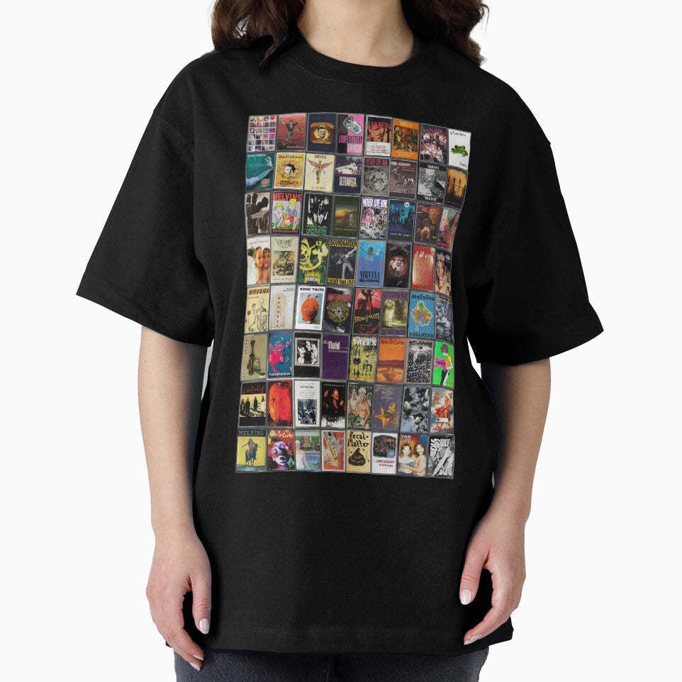 Greatest Grunge Music - Vintage Cassette Album Cover Art by Mr Mustard Prints