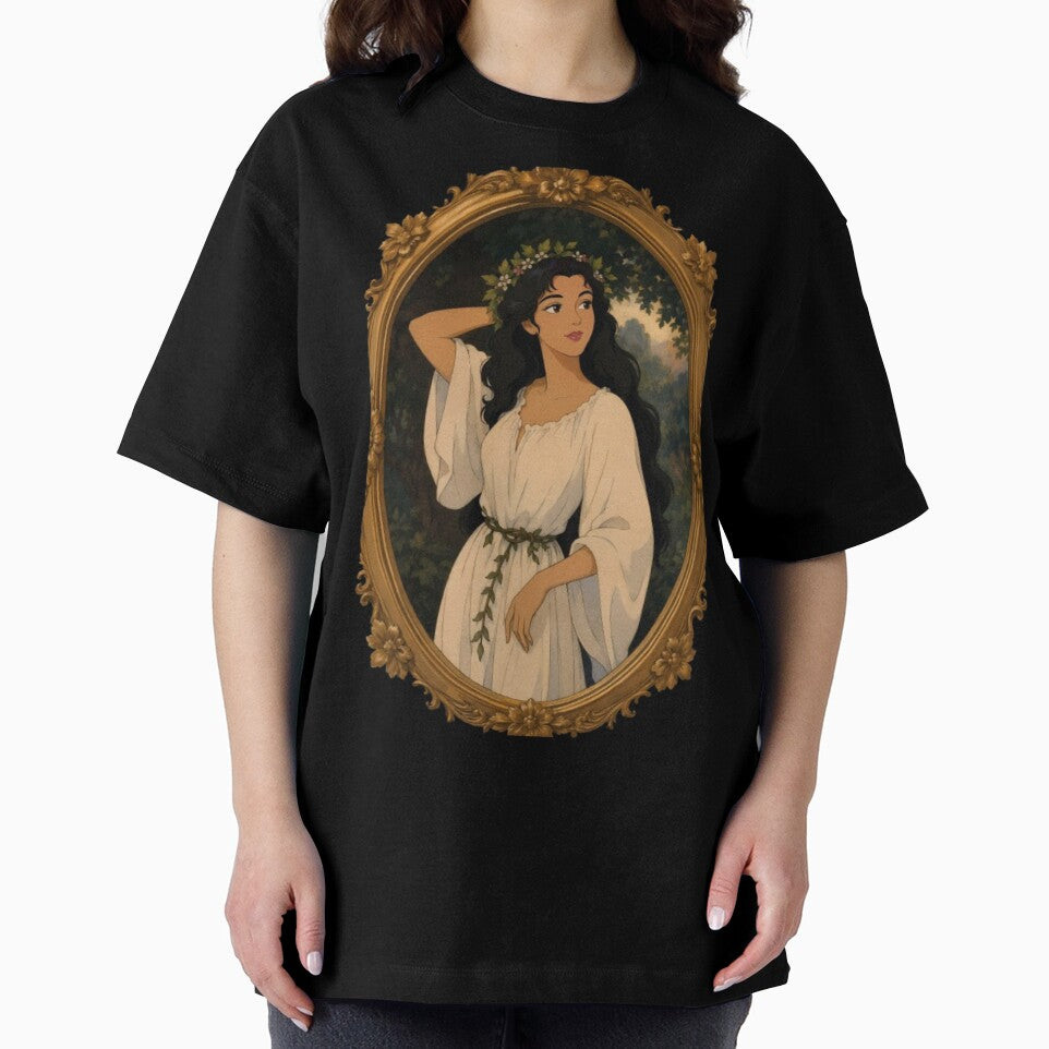Enchanted Forest Maiden – Vintage Fantasy Portrait Art by  Hollow Moon Studios.