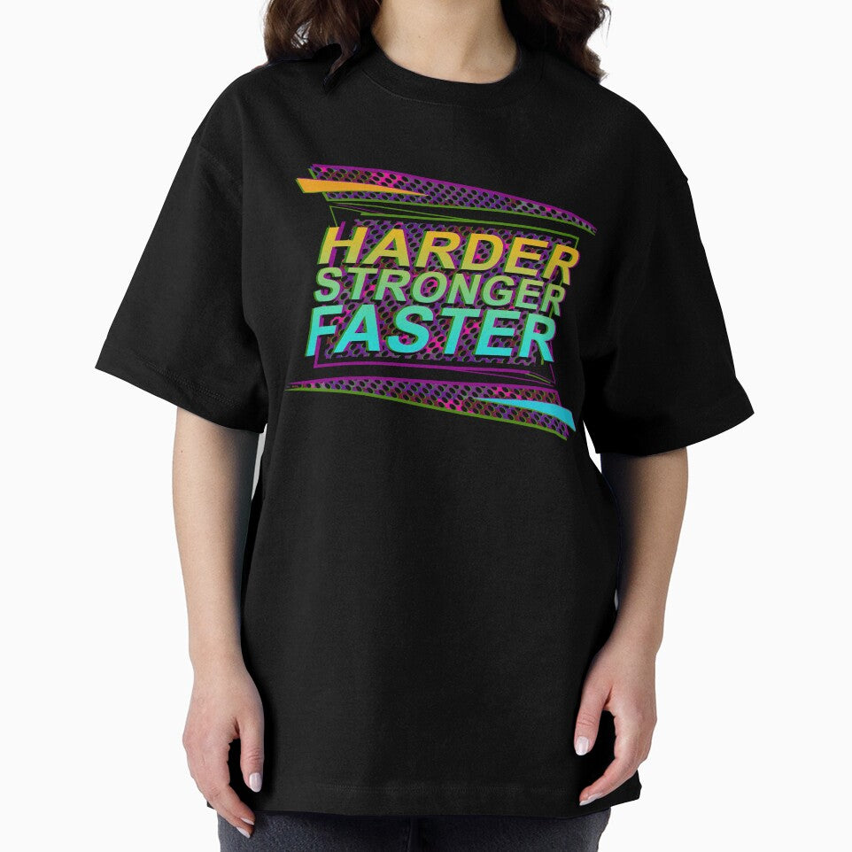 harder, stronger, faster motivational quotes sports graphic design by hayrpictures