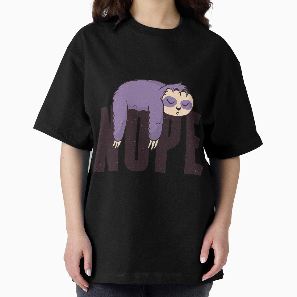 Nope Sloth Funny Lazy Idea by NeverLoseSF
