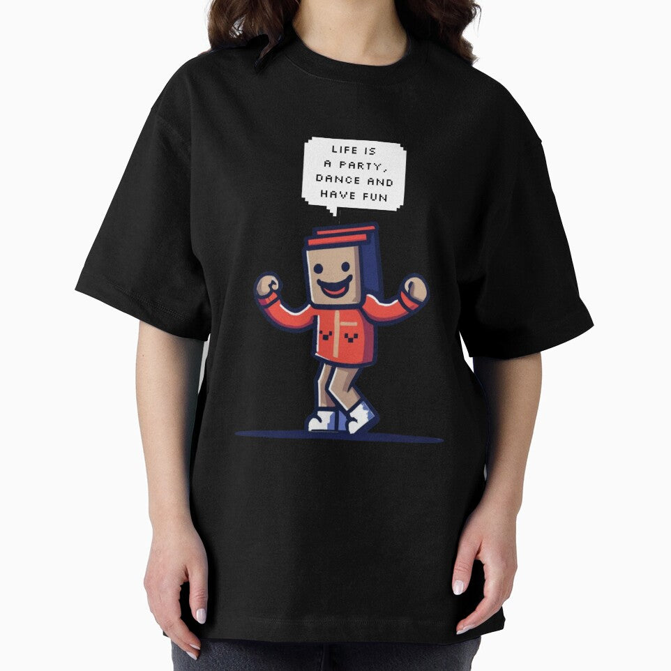 Life is a party, dance and have fun, Man in the box | Pixel Style by CircinusStore