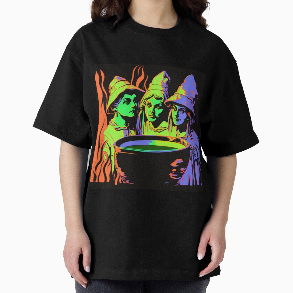 Witches Around a Cauldron Pop Art 2 by AstroRisq