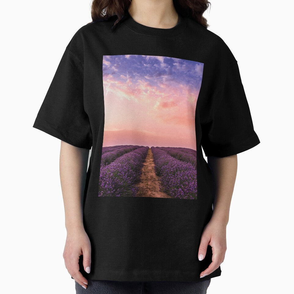 Beautiful Lavender Flower Fields by PotluckPrints
