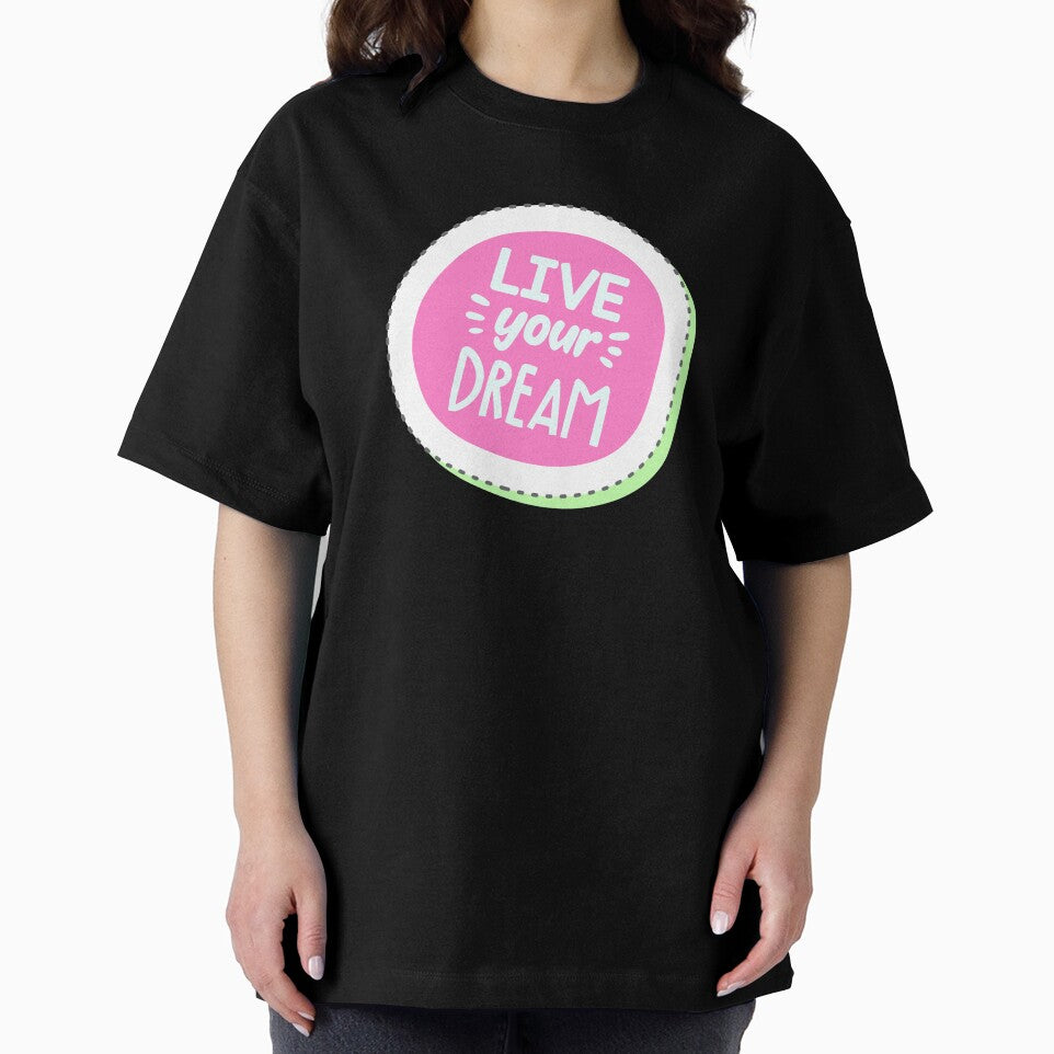 Live Your Dream Coloring Pop Art Stylish by Art Wear Nation