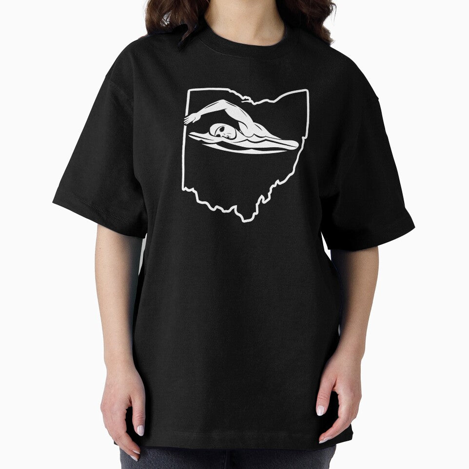 Cute Swim Shirt Ohio Youth Swimming Shirt by shoppzee