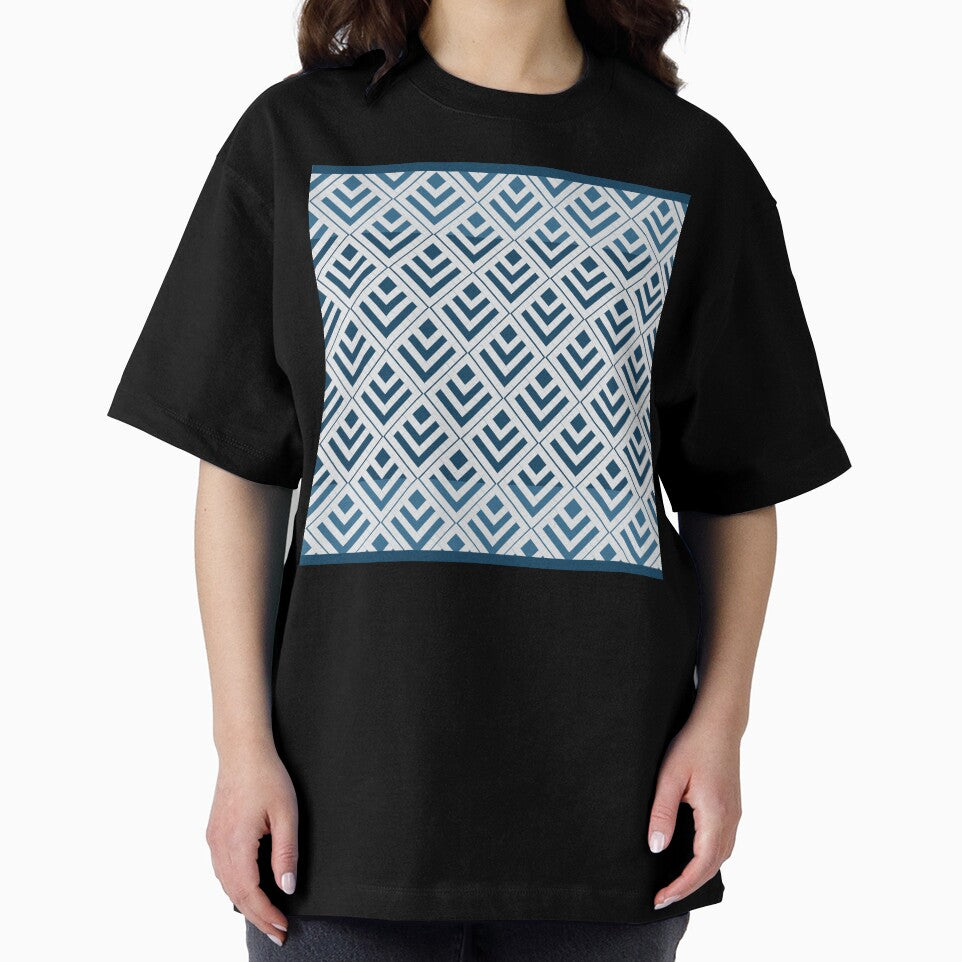 White and blue pixel art pattern featuring a clean, fresh, and calming aesthetic by Line-Aura