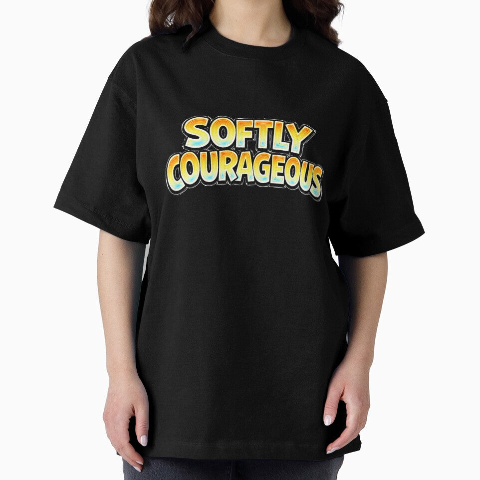 SOFTLY COURAGEOUS – hand drawn childlike typography by Mac Sketches