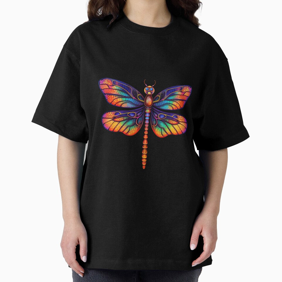 Dragonfly Neon Pop Art 3 by AstroRisq