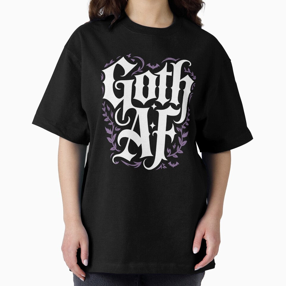 Goth AF Funny Goth Gift for Gothic Girls by Say It With Ink
