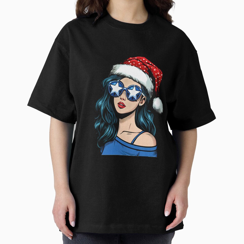 Pop art Christmas girl by AnetArtStore