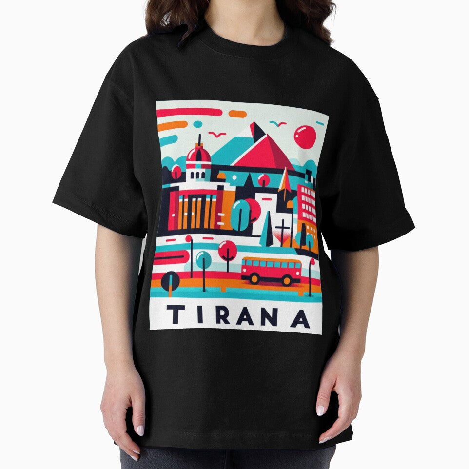 Tirana Modern Postcard by Printsincolor