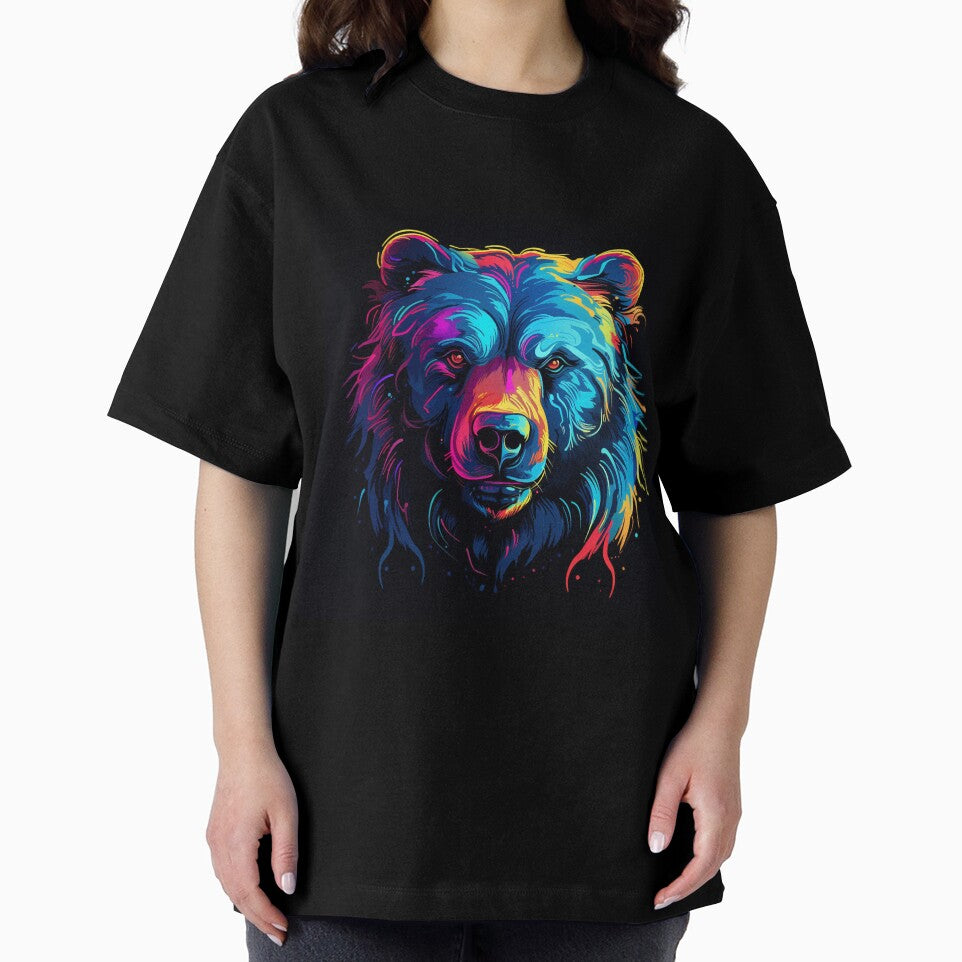 Bear Pop Neon Art 1 by AstroRisq