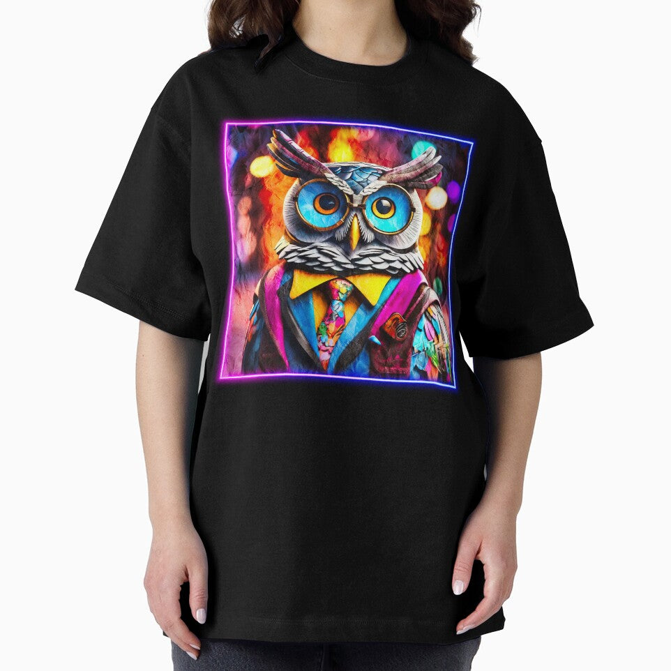 Graffiti style wise owl by Drone-tees