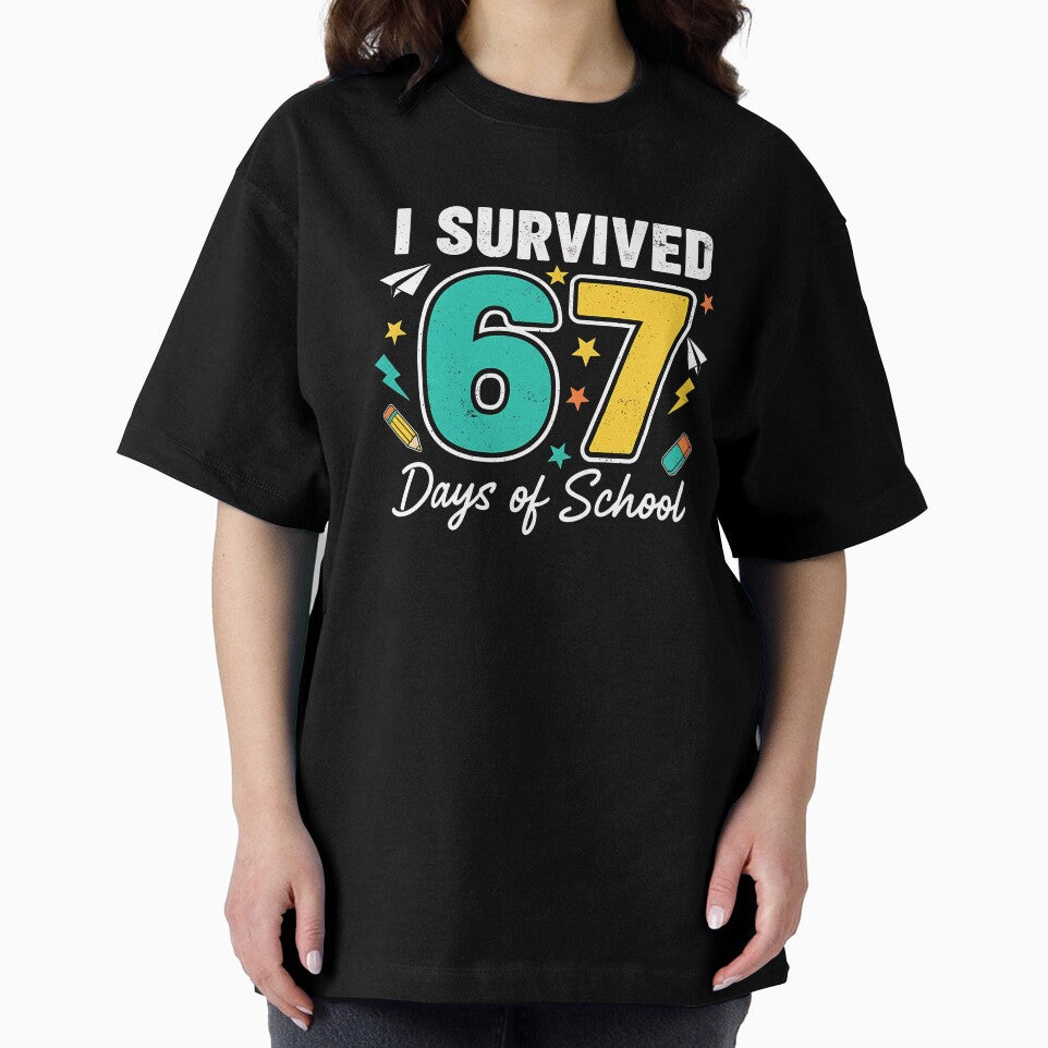 I Survived 67 Days Of School Funny 67 Teachers Students Meme by TalalosART