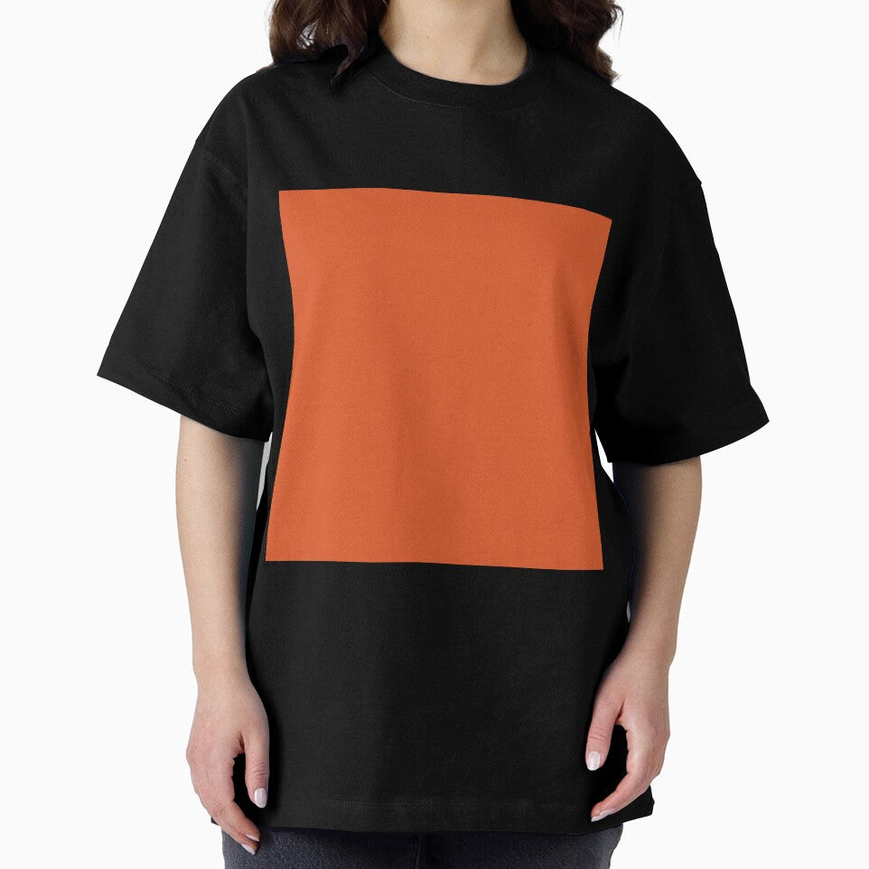 Plain Solid Color Sunset Hot Orange Vivid Orange (C10 M80 Y100) by mimihuang creations