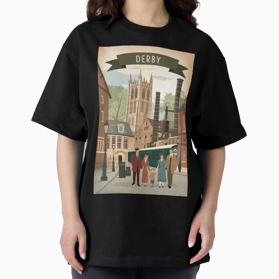 Derby Vintage Travel Poster by TravelerRat