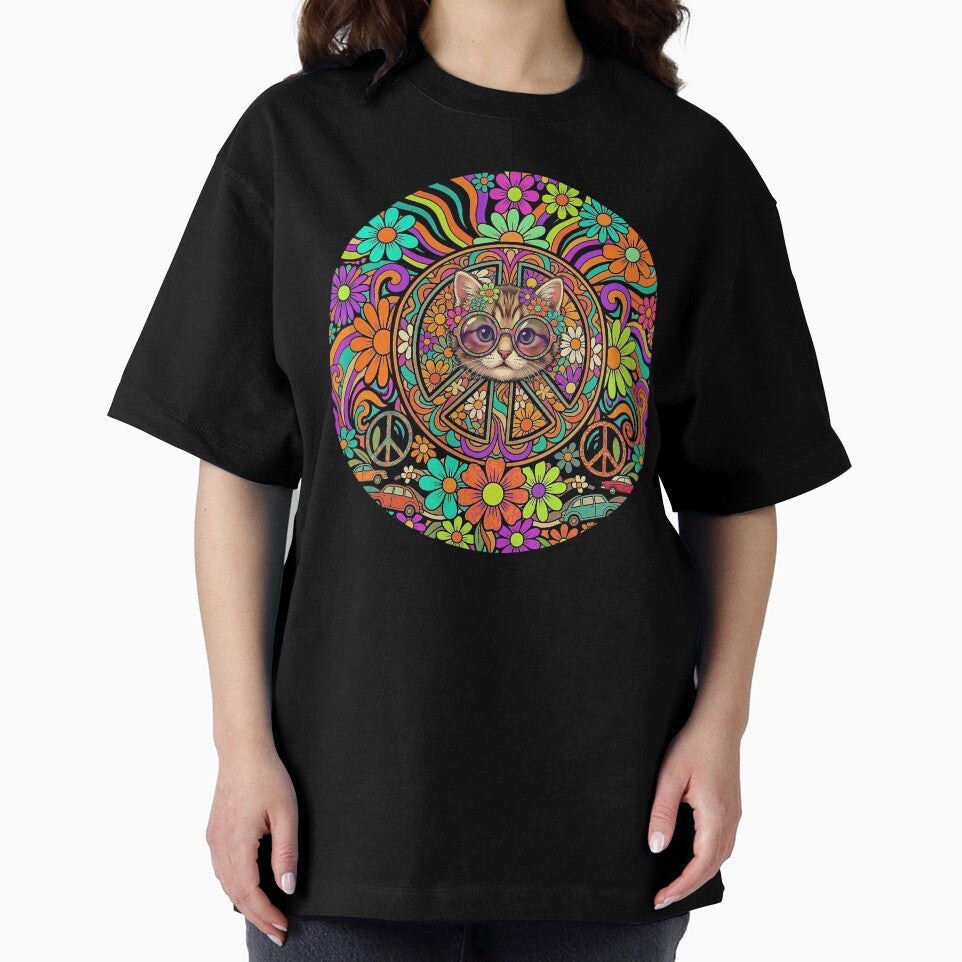 Cat Peace Love Freedom Kitten by MasterShong